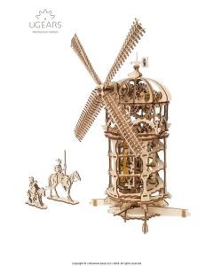 3d eko mehanička puzzle - VETRENJAČA - 177-1