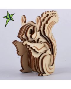 3d drvena puzzle - VEVERICA - 109-1-1-1-1-1