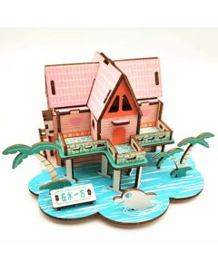 3d drvena puzzle - LETNJA VILA - 101-1-1-1-1-1