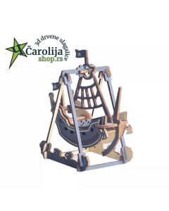 3d drvena puzzle - MALI PIRATSKI BROD - 73