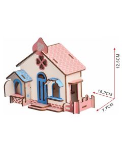 3d drvena slagalica - KUĆA OD ČOKOLADE - 80