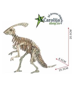 3d drvena puzzle  - PARASAUROLOPHUS - 95-1-1