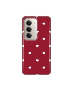 Maska za Xiaomi Redmi 15 4G Burgundy Hearts Silikonska Print Skin