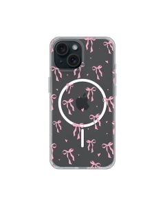Maska za iPhone 15 6.1 Cute Bows Print Magsafe - 8021045
