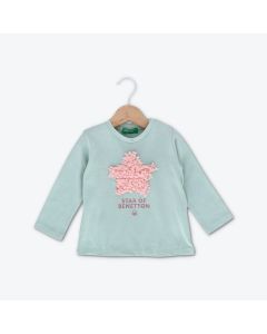 BENETTON Majica sa dugim rukavima 3I1XC14U6-37R - 3I1XC14U6-37R82