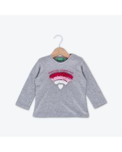 BENETTON Majica sa dugim rukavima 3I1XC14U6-501 - 3I1XC14U6-50168