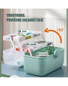 Prenosiva kutija za odlaganje Homemate 28/20/16 Bela, XL