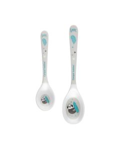 CANPOL BABIES SET KASIKA (2kom) 4/530 MELAMINE - EXOTIC ANIMALS GREY