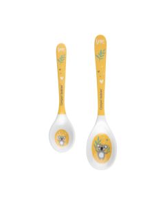 CANPOL BABIES SET KASIKA (2kom) 4/530 MELAMINE - EXOTIC ANIMALS YELLOW