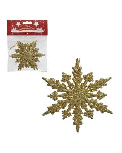 Novogodišnji ukras Pahulje zlatne, set 1/2