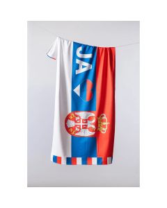 STEFAN Plažni peškir 70x140cm Srbija u srcu - 4000153-2