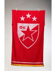 CRVENA ZVEZDA Plažni peškir 70x160cm Grb - 4000156-1