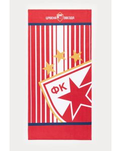 CRVENA ZVEZDA Plažni peškir 70x140cm Grb - 4000158-8
