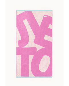 STEFAN Peškir za plažu 90x180cm Leto, pink