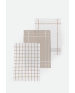 STEFAN Set kuhinjskih krpa 3/1 45x65cm, bež