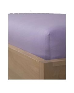 STEFAN Čaršav sa lastišem žersej 90x200x30cm, ljubičasta