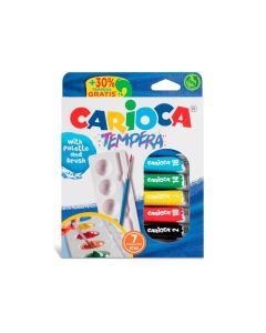 CARIOCA Tempere 1/7 10ml sa četkicom i paletom - 40011-1