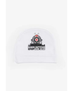 PARTIZAN Kapica Volim Partizan crno-bele boje