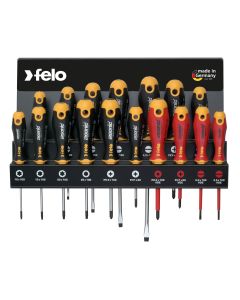 Felo Set šrafcigera Ergonic sa VDE šrafcigerima SL/PH/PZ/TX 40091743 17 kom - 40091743