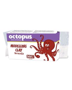 OCTOPUS Masa za modelovanje terakota 500g  unl-1982 - 40098