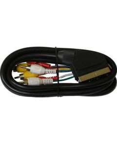 TRANSMEDIA Kabl scart-M na 6cinch-M - V57 - 3613