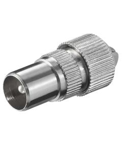 ZED ELECTRONIC RF utikač metalni, pak. 25 kom. - RFMA/25 - 1427