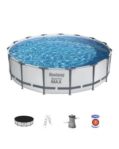 BESTWAY Okrugli bazen sa metalnim okvirom 457x107cm Steel Pro MAX Set - 4014