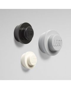 LEGO  kuke za kačenje, 3 kom (bela, crna i siva) - 40161733