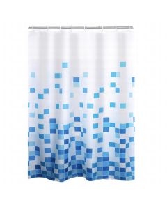 RIDDER Tekstilna zavesa za kadu 180x200cm Cubes - 403310