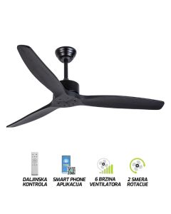 FORMA Plafonski ventilator FV3002-132 BK