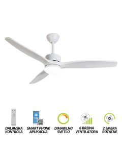FORMA Plafonski ventilator sa svetiljkom 3000K-6400K FV3003-132 WH