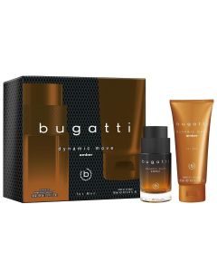 Bugatti Dynamic Move Amber Set EDT 100ml + gel za tuširanje 200ml