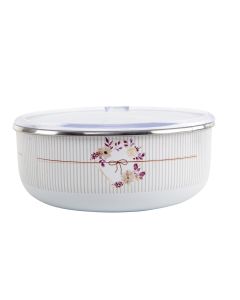 INTEROS Emajlirana posuda za odlaganje 18 cm 1,4l dekor 3 - t3625 - 200537