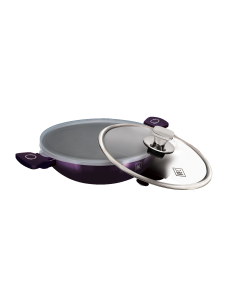 KAUFMAX Šerpa plitka sa poklopcem 28cm purple eclipse collection km-0045 - 425906