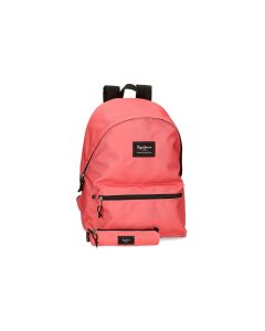 PEPE JEANS Set ranac i pernica - Koralna - 8435578394374