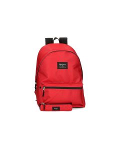 PEPE JEANS Set ranac i pernica - Crvena - 8435578394527