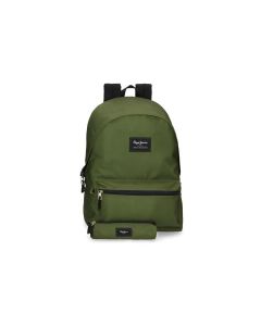 PEPE JEANS Set ranac i pernica - Tamno zelena - 8435578394213