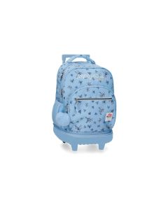 PEPE JEANS OLIVIA ranac za školu sa točkićima - sky blue