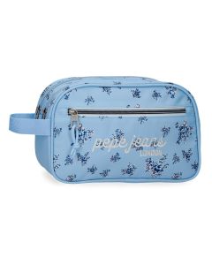 PEPE JEANS OLIVIA ženski neseser sa 2 pregrade - sky blue