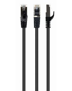 GEMBIRD PP6-0.5M/BK Mrezni kabl, CAT6 FTP Patch cord 0.5m black - 40300-1