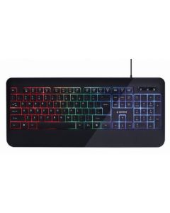 GEMBIRD KB-UML-03 Rainbow multimedijalna tastatura sa pozadinskim osvetljenjem, US layout USB - 40293