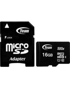 TEAM GROUP TeamGroup MICRO SDHC 16GB UHS-I +SD Adapter TUSDH16GCL10U03 - 40343