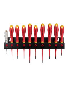 Set šrafcigera Ergonic VDE E-Slim sa testerom napona SL/PH/PZ/TX 41391093 10 kom - 41391093