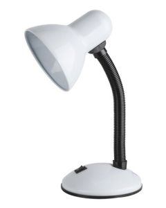 Rabalux Stona lampa Dylan E27 1x MAX 40W bela (4168) - 4168-1-1