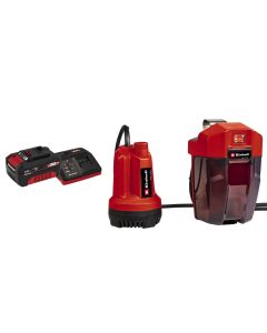 EINHELL GE-SP 18 Li - Solo, Aku. pumpa za čistu vodu + Power-X-Change 18V 4,0Ah punjač i baterija