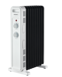 HEINNER Uljani radijator HOH-M09WH-BK