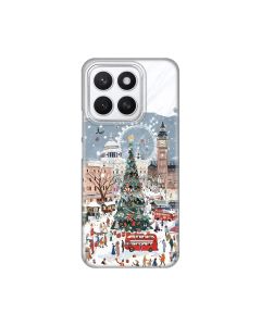 Maska za Honor X8c Christmas Town Silikonska Print Skin