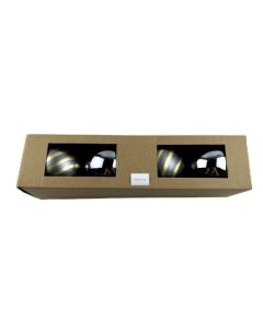 Set novogodišnjih kugli 10cm 4/1, tamno siva