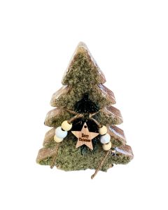 Drveni novogodišnji ukras Jelka 36x24x44cm