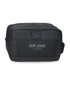 PEPE JEANS DURHAM muški neseser sa 2 pregrade - crna